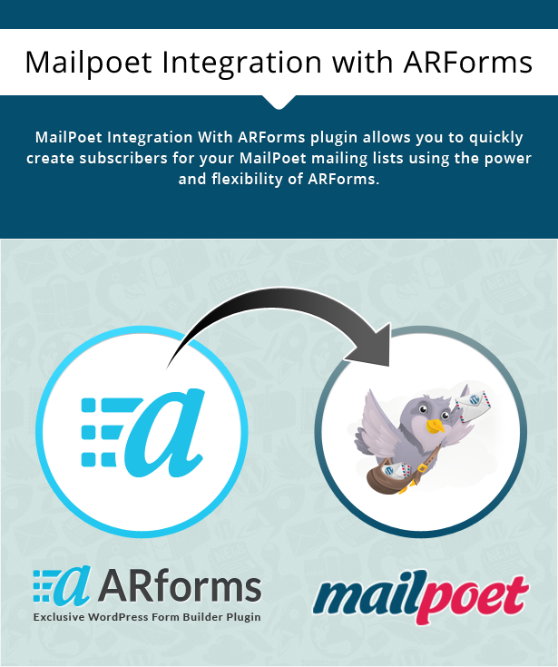 Mailpoet integration with Arforms - 1