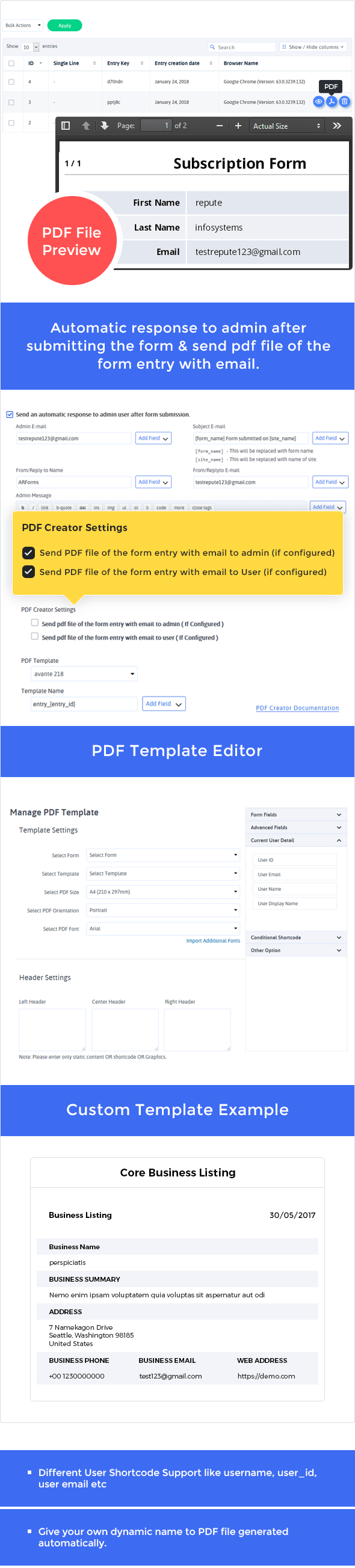 Pdf creator for Arforms - 3