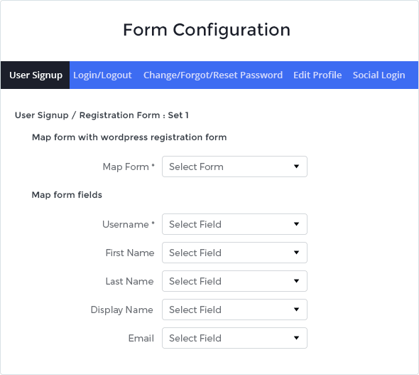 User Signup for Arforms - 2