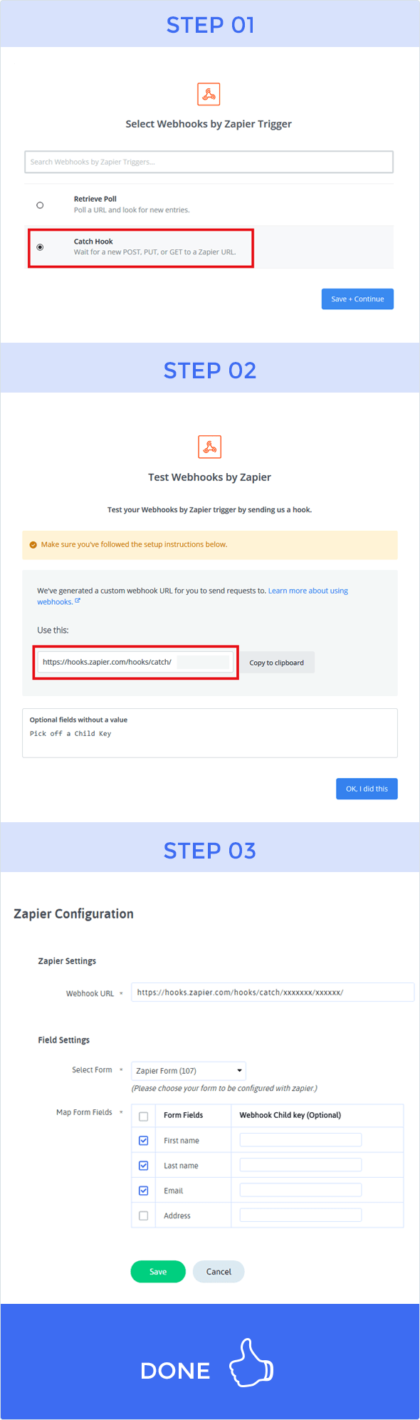 zapier integration with ARForms - 2