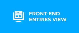 Front End View Entries Integration