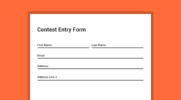 Contest Entry Form