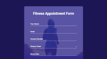 Fitness Appointment Form
