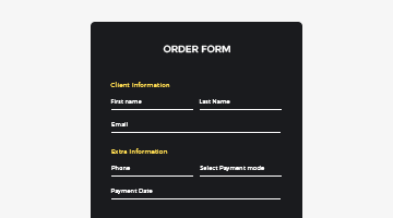 Order Form