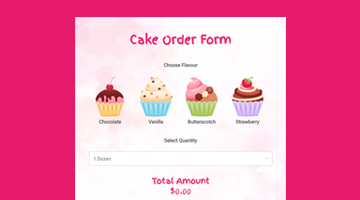 Cake Order Form