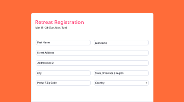 Retreat Registration