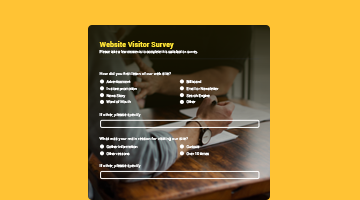 Website Visitor Survey