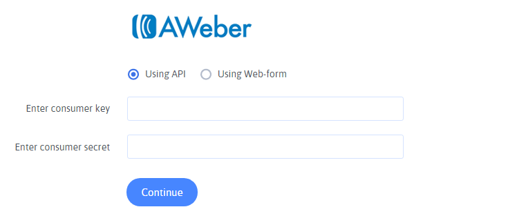 Aweber Configuration