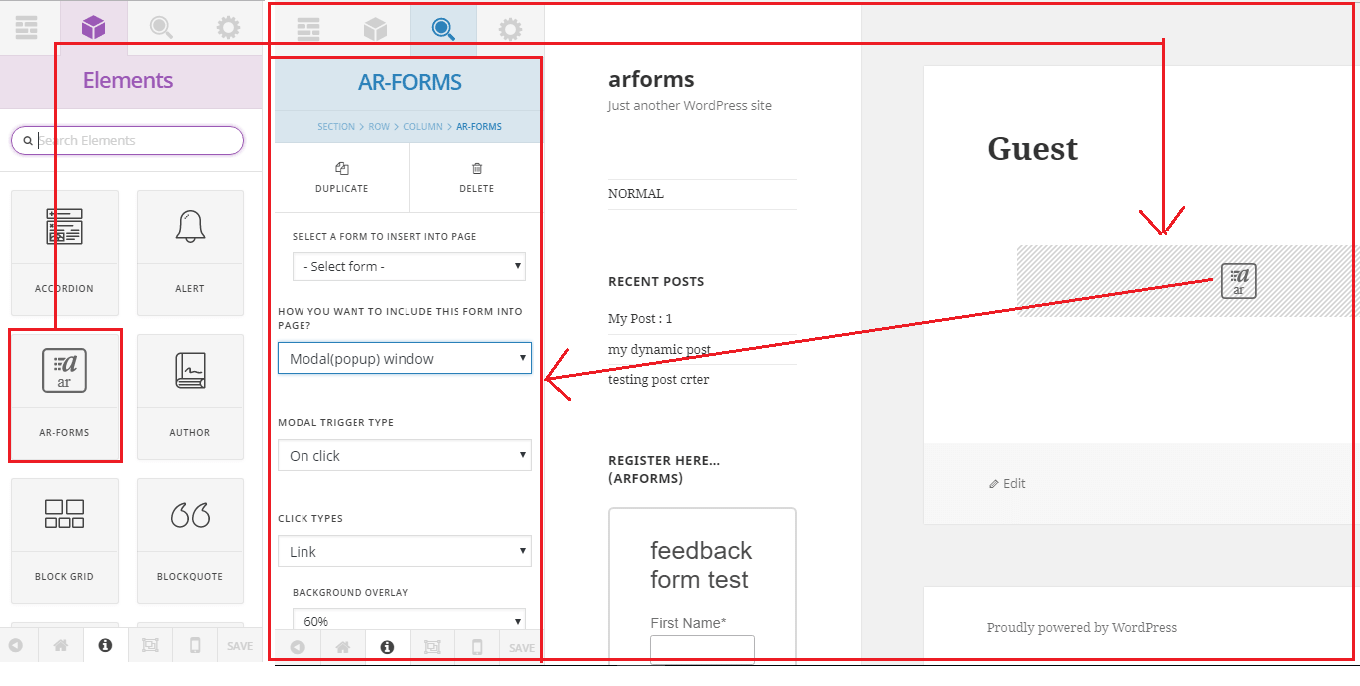 Add Form Using Cornostone