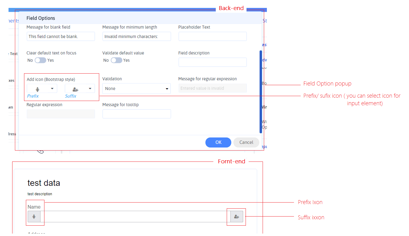 Single line Input