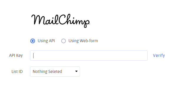 MailChimp Configuration