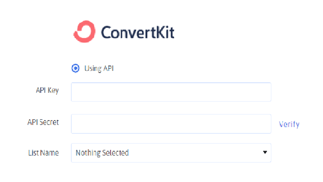 ConvertKit Configuration