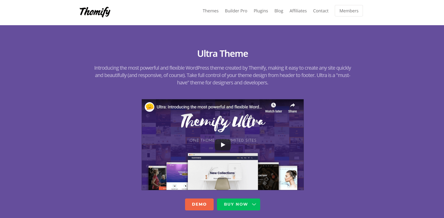 WordPress Multi-purpose themes - Ultra Theme