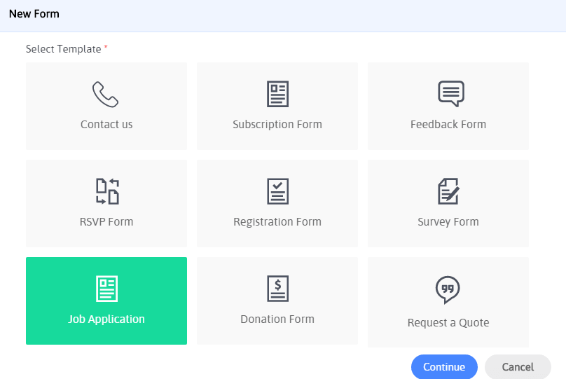 Job Application Form Using ARForms