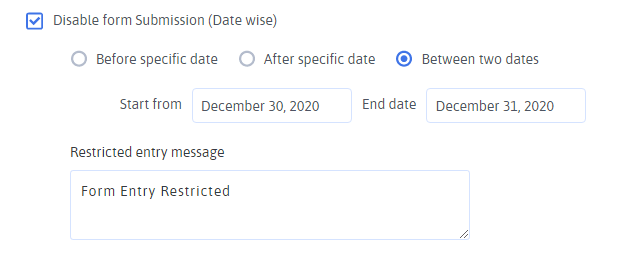 Restrict-form-between-two-specific-date