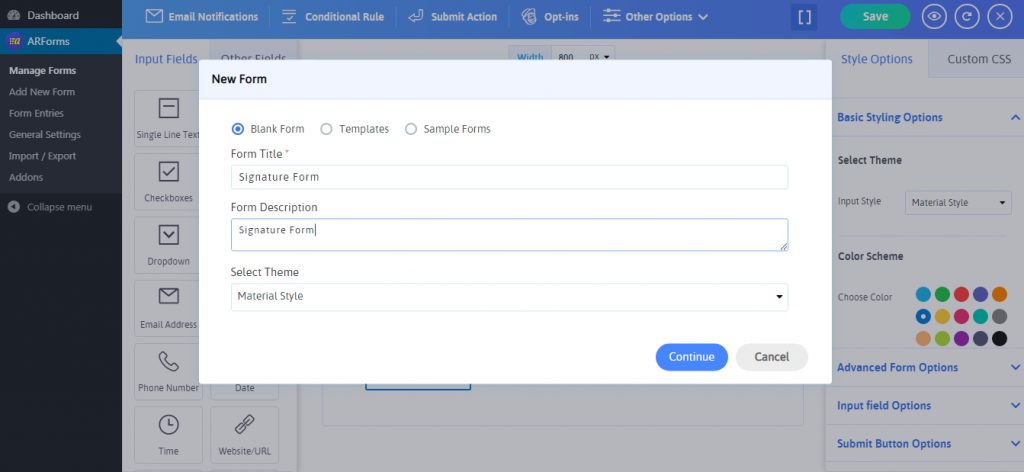 Capture Signatures Online - Signature Form - Blank Form-min