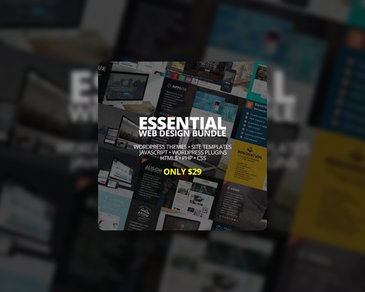 essential web design bundle