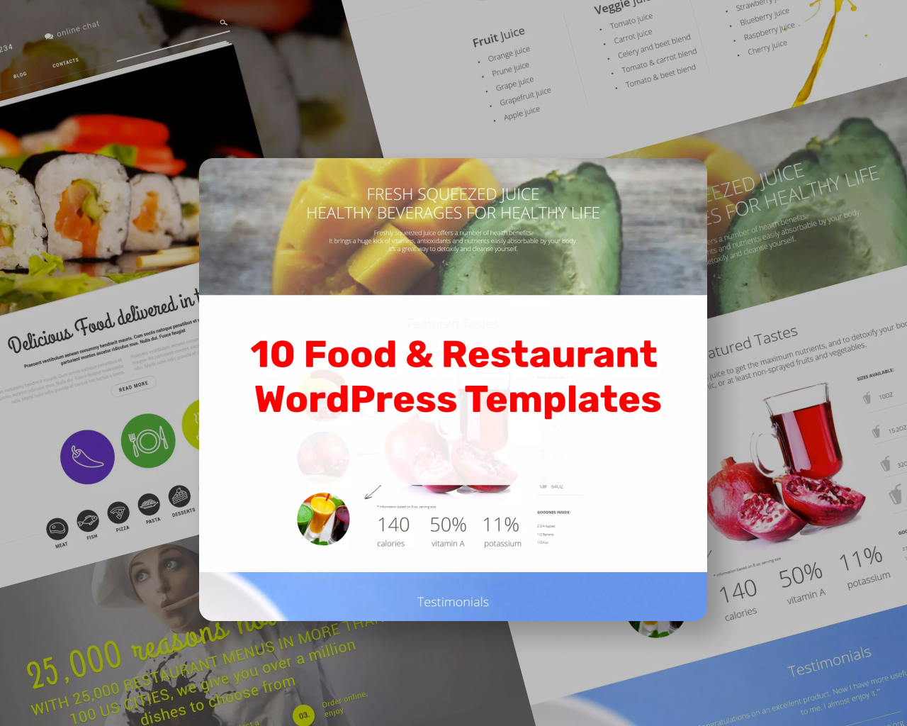 wordpress food blog theme