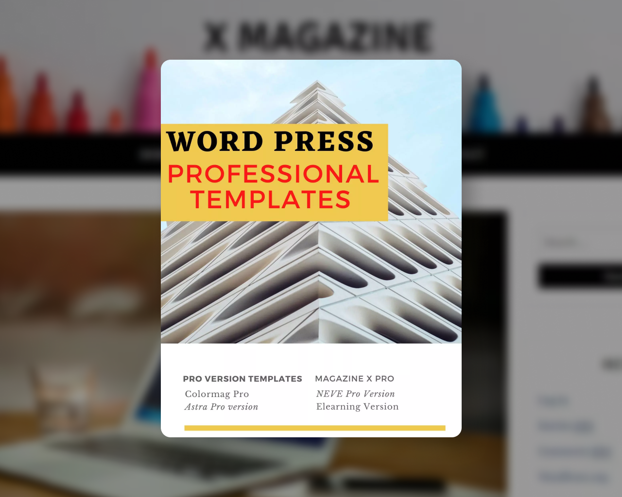 wordpress professional templates