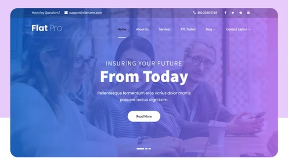 Flat Lite Theme