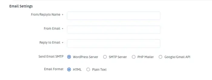 Customize Email Notifications