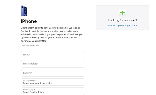 Create a Customer Feedback Form