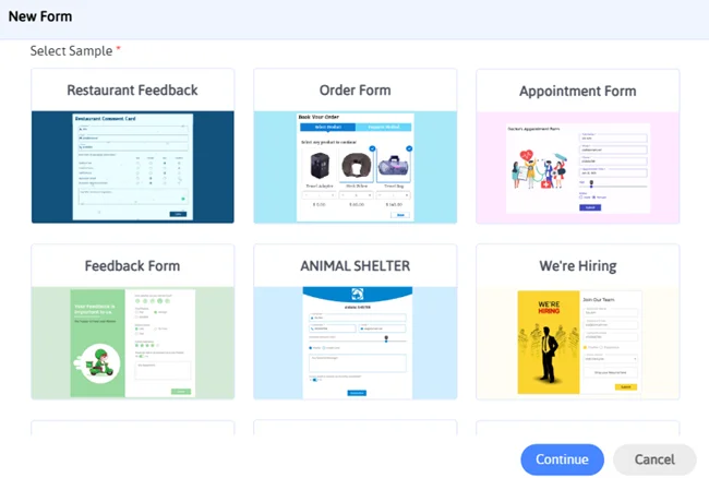 Wide Range of Professionally Designed Sample Forms - ARForms