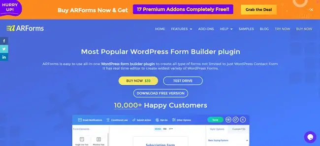 ARForms - Best WordPress Form Builder Plugin