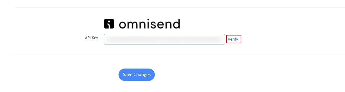 Verify Omnisend API