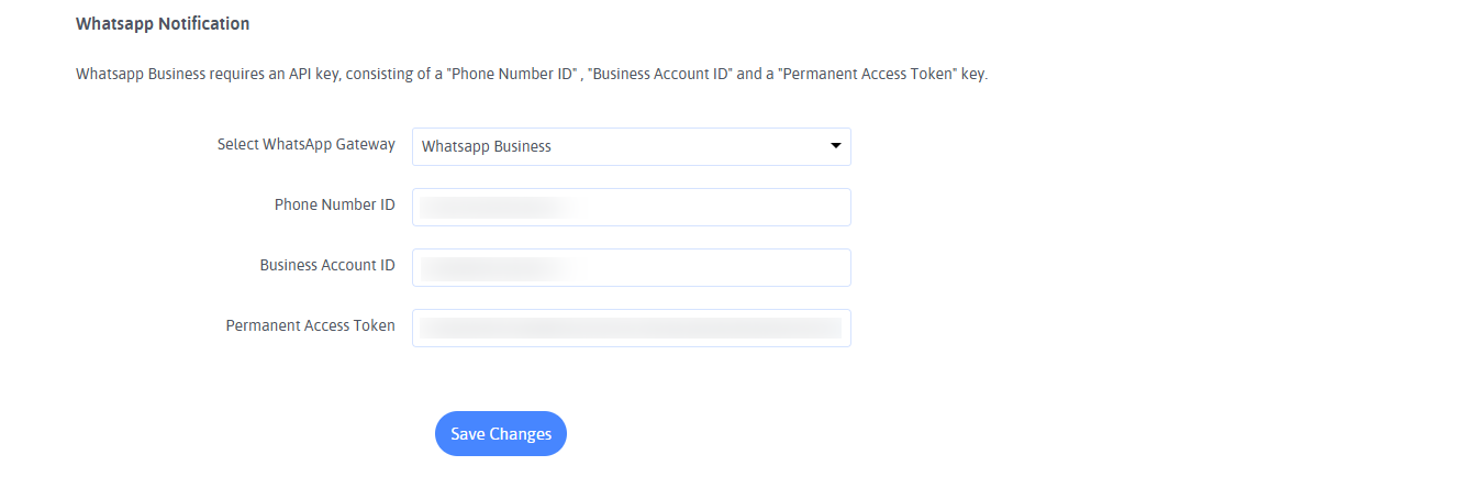 ARForms WhatsApp Global Settings
