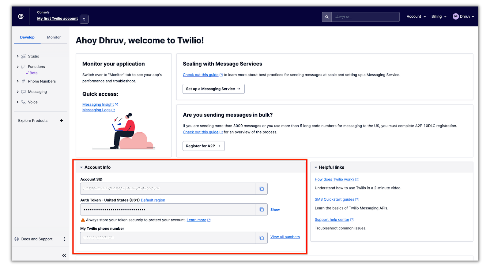Twilio API Credentials