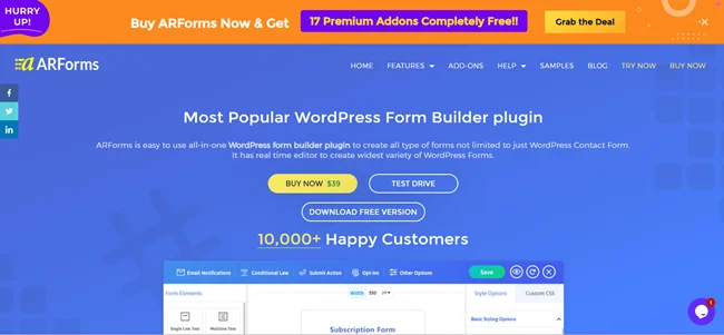 Install and Activate ARForms Plugin