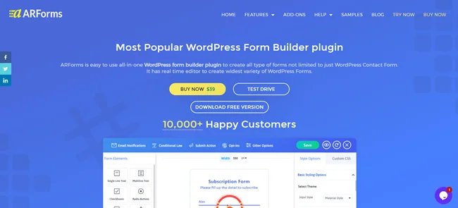 ARForms - Best for Simple Event Forms