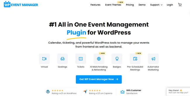WP Event Manager - Best for Scalable Event Management