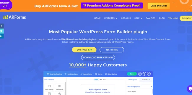 ARForms - WhatsApp Form Integration for WordPress