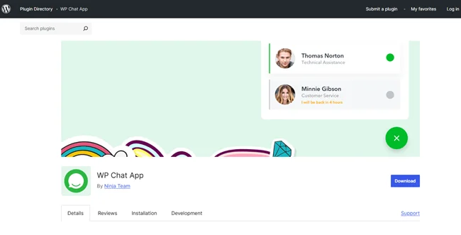 WP Chat App - MultiAgent WhatsApp Chat WordPress Plugin