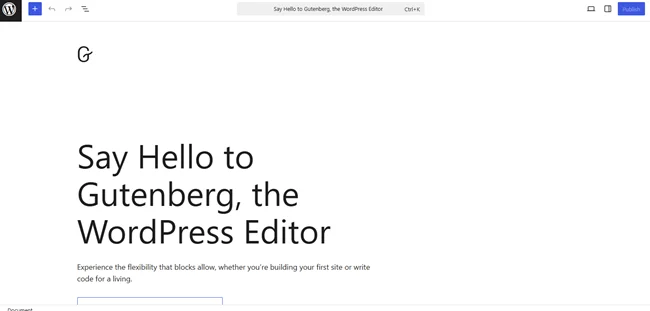 Gutenberg-Block Editor