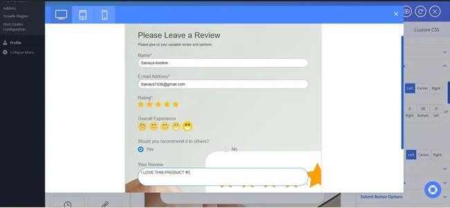 arforms live preview