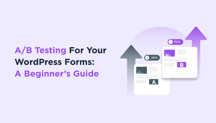 ab testing WordPress forms