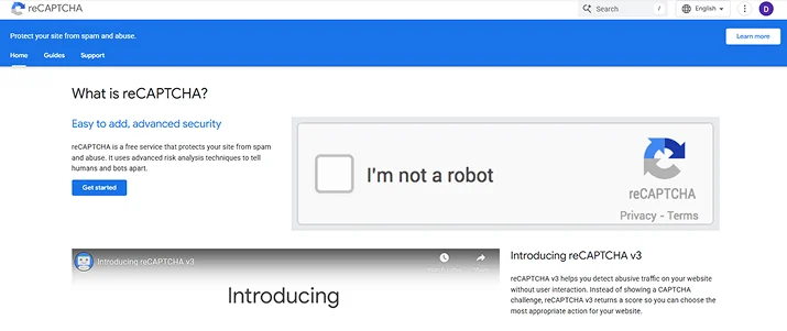 add recaptcha
