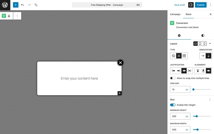 plugin layout customization