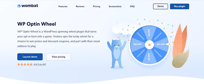 WP Option Wheel plugin