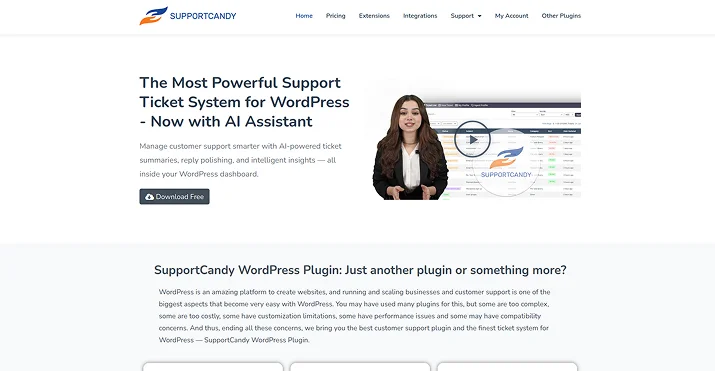 SupportCandy plugin