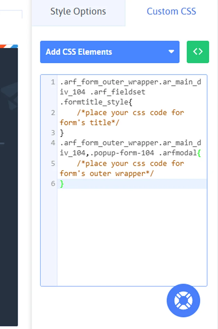 add custom css