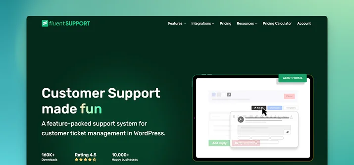 fluent Support plugin