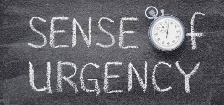 add a sense of urgency