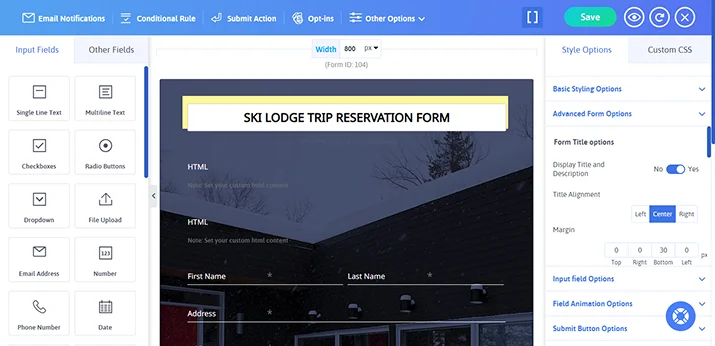 add traveler information fields