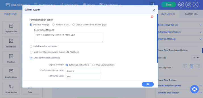 form submission