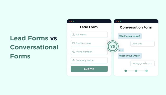 lead forms vs conversational form