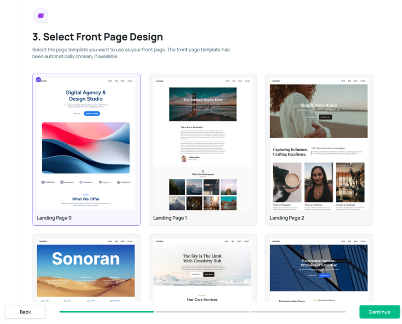 build gutenberg page